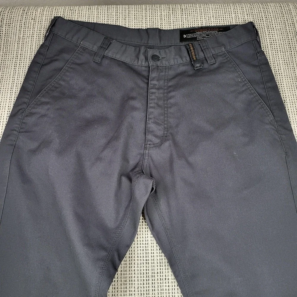 Dunderdon Pants‎ Mens 36x32 Gray Chino Workwear Straight Leg P4 Indestructible